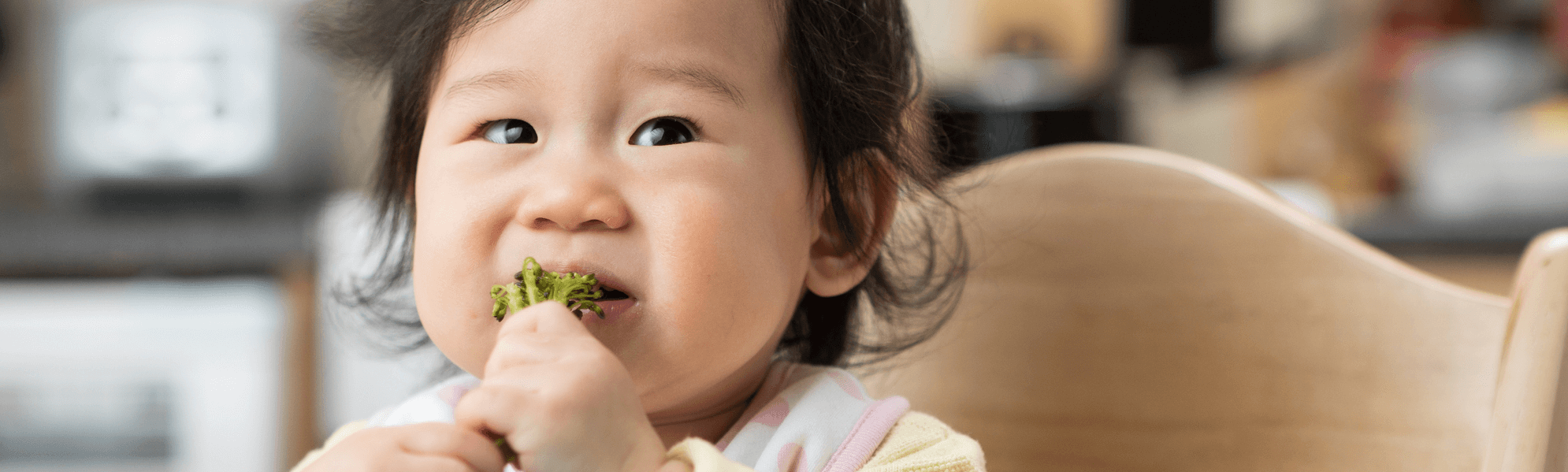 Baby eating Porridge