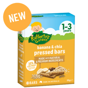 banana & Chia pressed snack bar