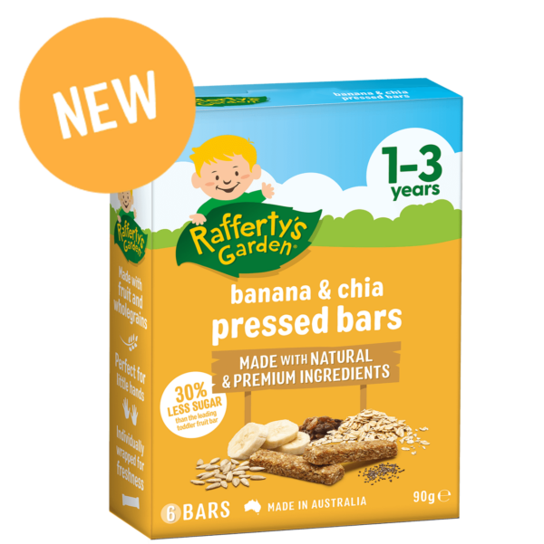 banana & Chia pressed snack bar