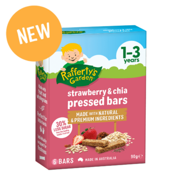 strawberry & Chia pressed snack bar