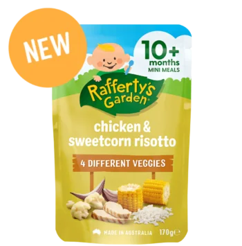 Chicken & Sweetcorn Risotto Mini Meal Pouch for 10 month olds