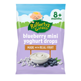 Blueberry Yoghurt Drops for 8 Month Olds