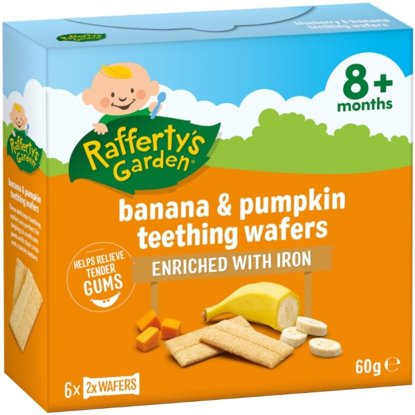 Banana & Pumpkin teething wafers