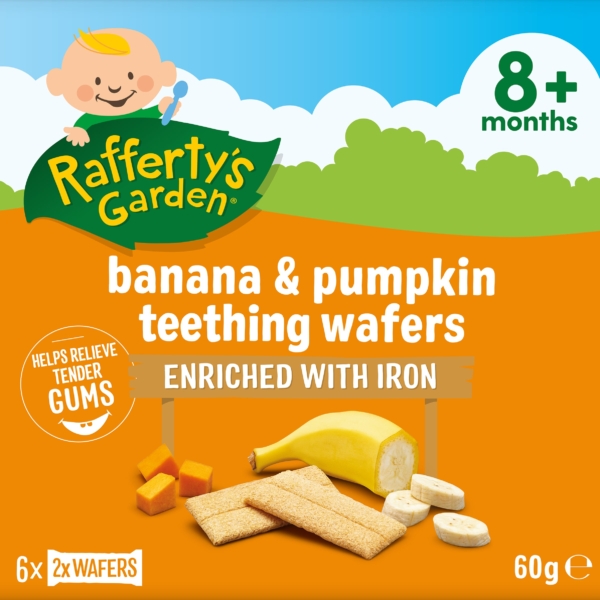 Banana & Pumpkin teething wafers